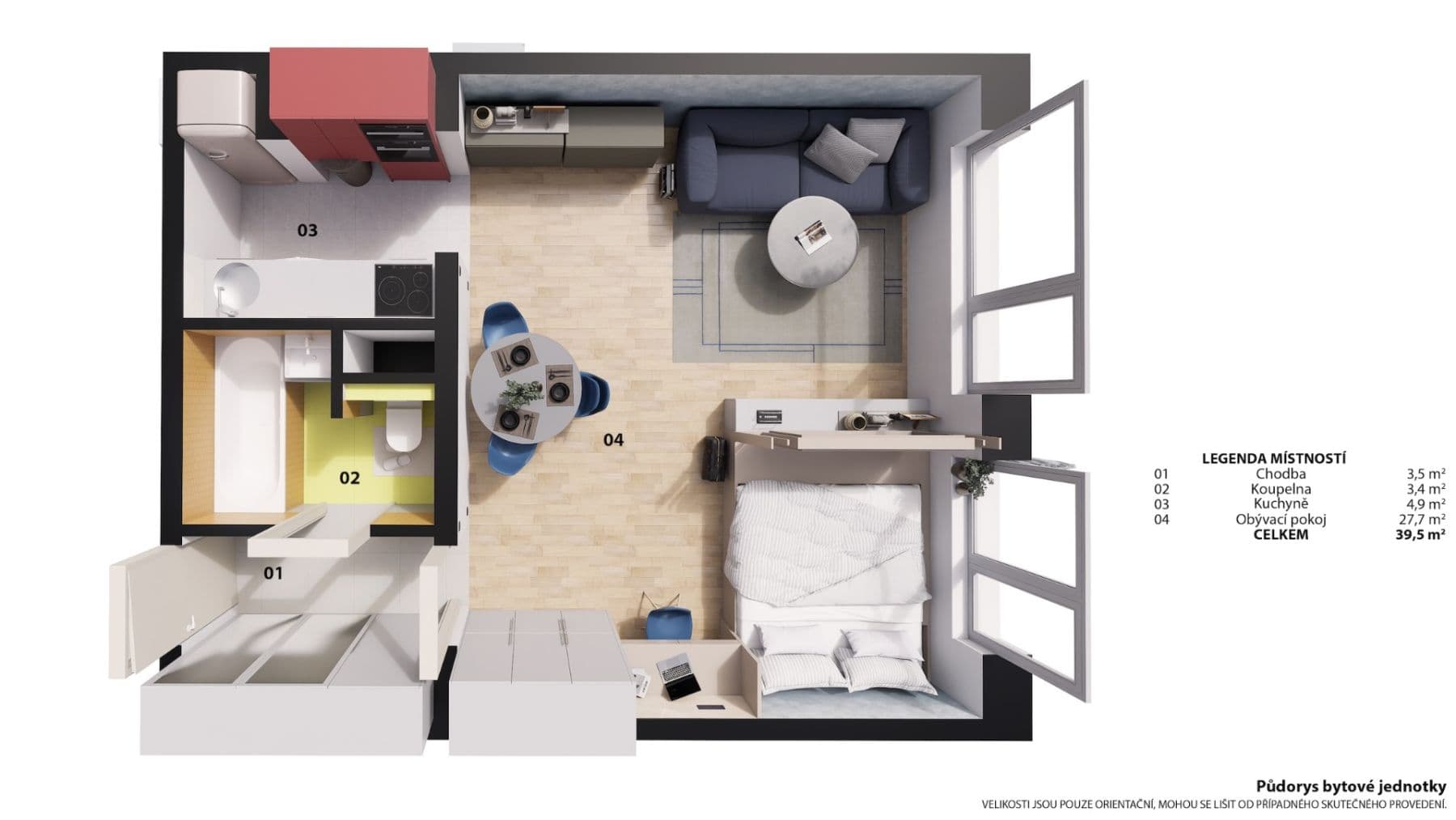 Predaj bytu 1-izbový 40 m², Lublinská, Praha, Praha Predaj bytu 1-izbový 40 m², Lublinská, Praha, Praha