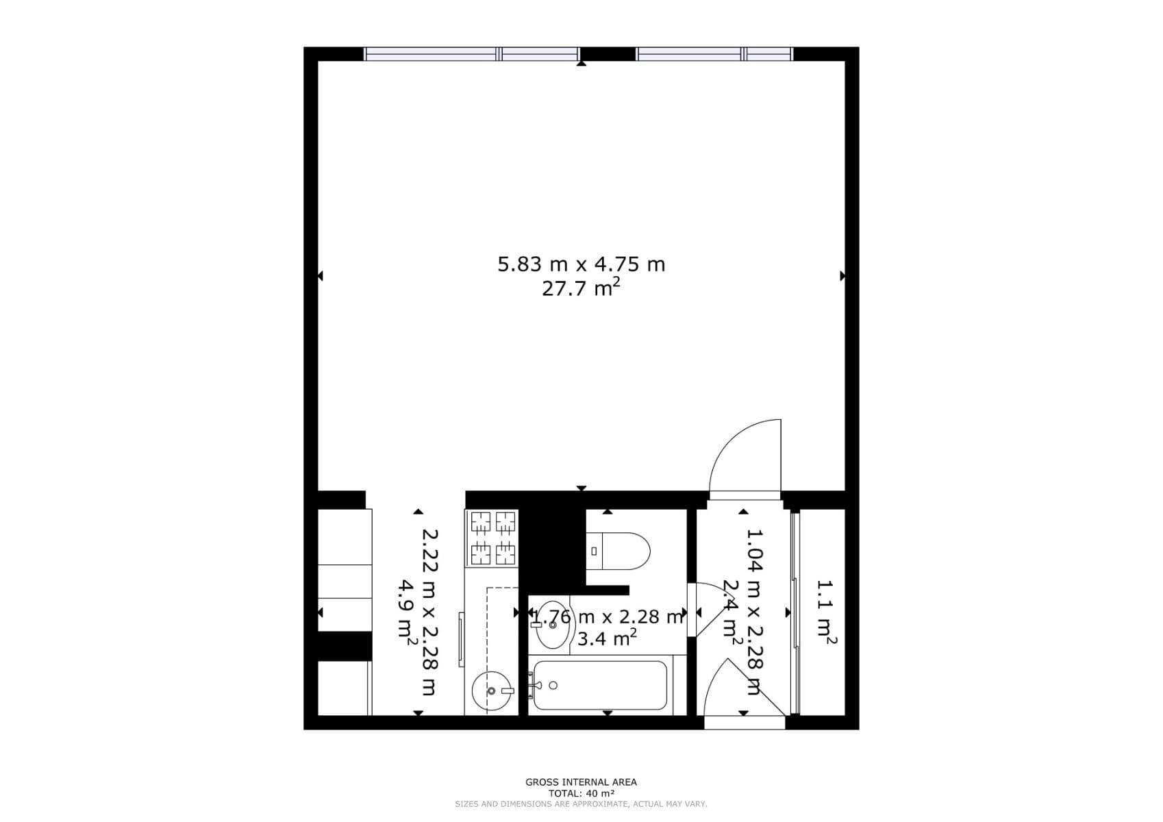 Predaj bytu 1-izbový 40 m², Lublinská, Praha, Praha Predaj bytu 1-izbový 40 m², Lublinská, Praha, Praha