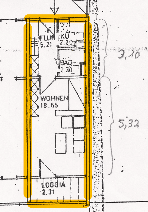 Prenájom bytu 1-izbový 31 m², Hannover, Dolné Sasko Prenájom bytu 1-izbový 31 m², Hannover, Dolné Sasko
