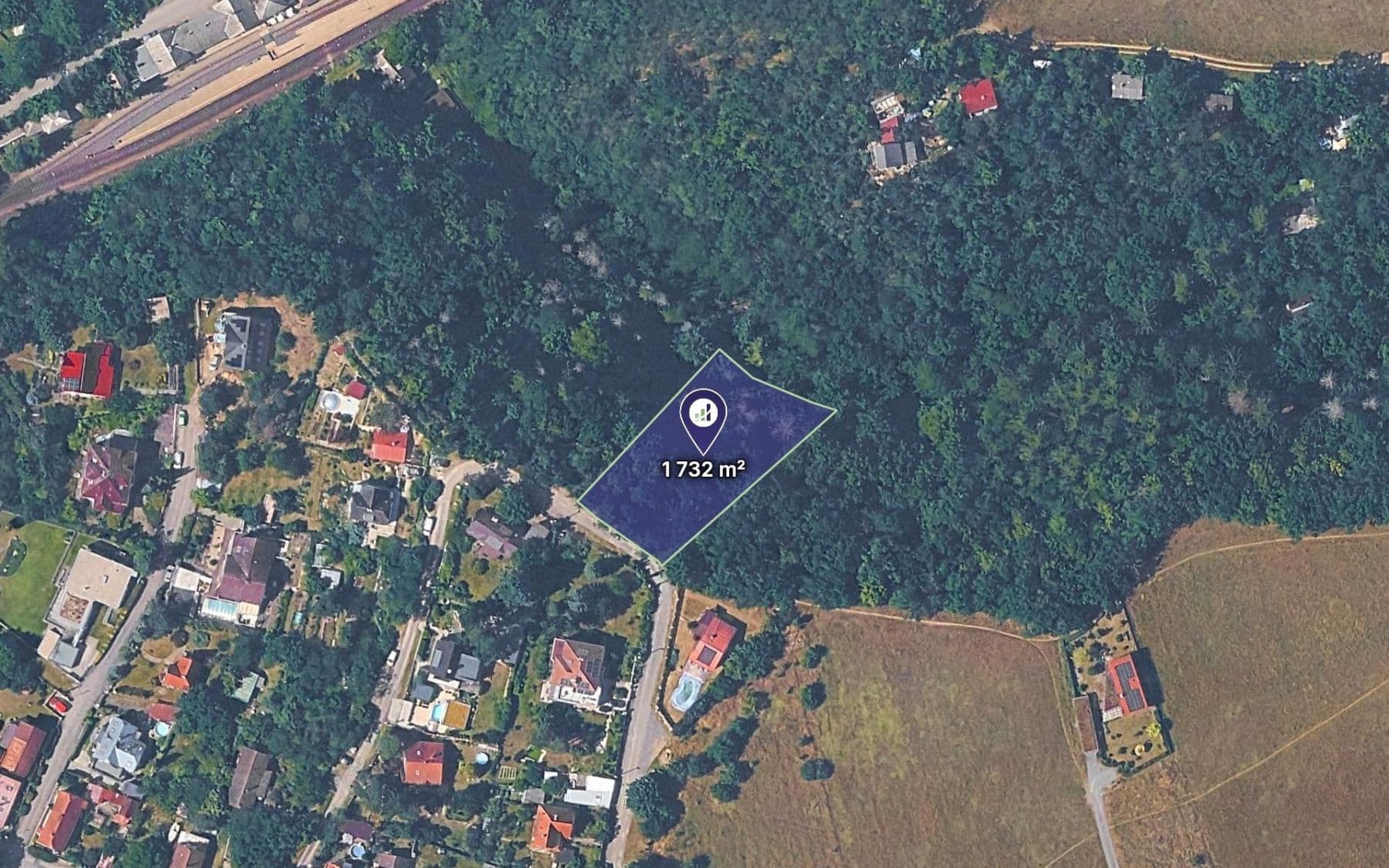 Predaj pozemku 1.732 m², Davle, Středočeský kraj Predaj pozemku 1.732 m², Davle, Středočeský kraj