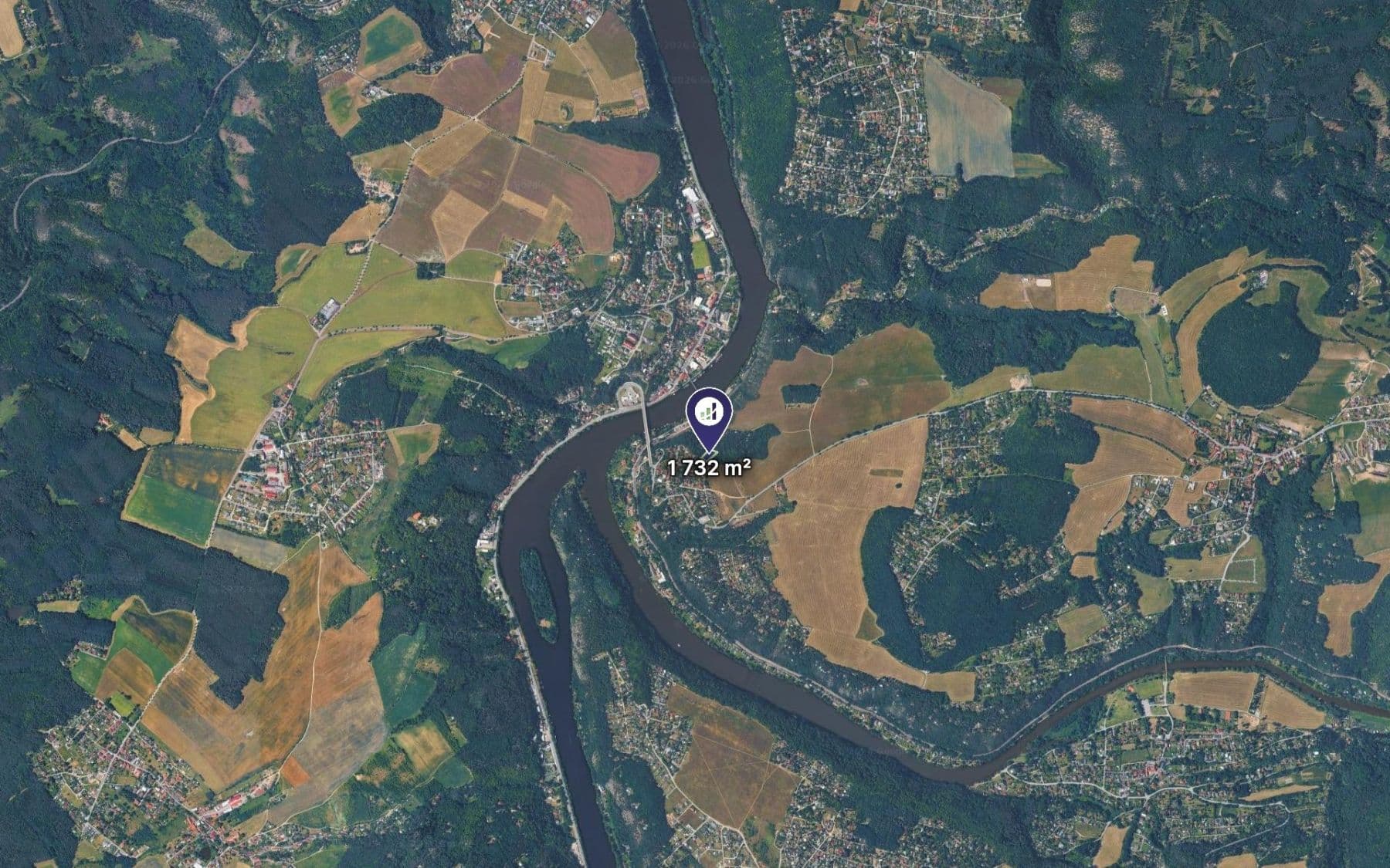 Predaj pozemku 1.732 m², Davle, Středočeský kraj Predaj pozemku 1.732 m², Davle, Středočeský kraj