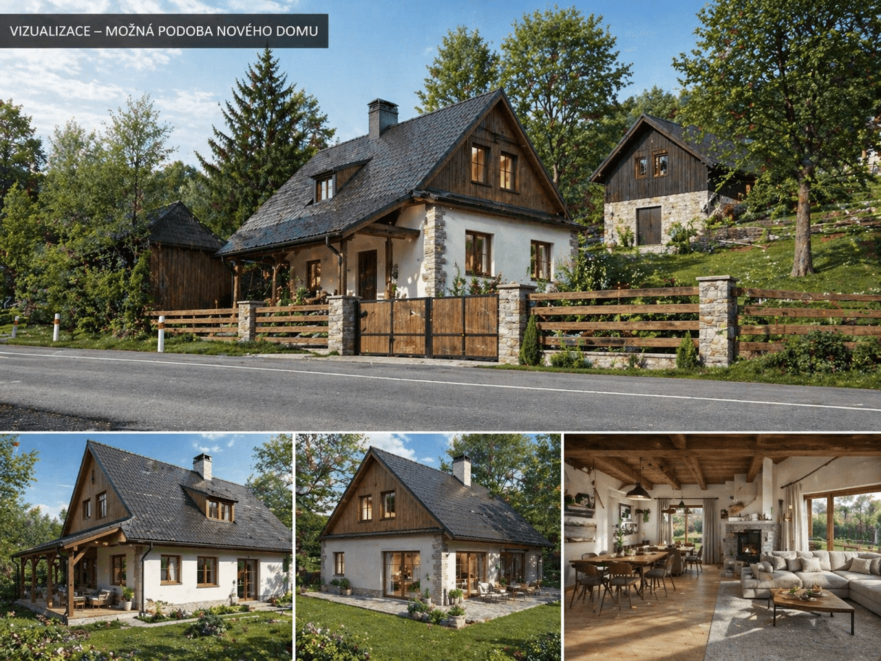 Predaj domu, pozemok 3.707 m², Velká Lhota, Zlínský kraj Predaj domu, pozemok 3.707 m², Velká Lhota, Zlínský kraj