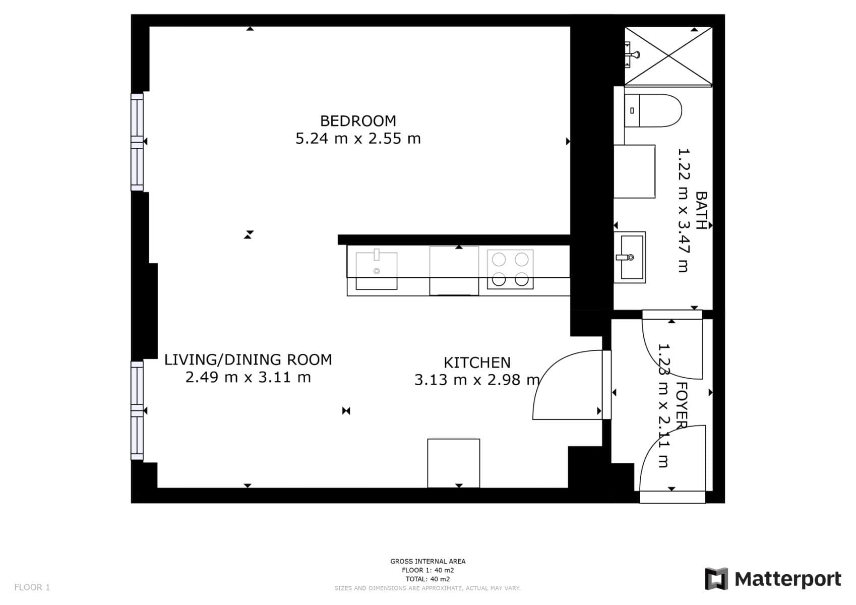 Prenájom bytu 1-izbový 37 m², Františka Kadlece, Praha, Praha Prenájom bytu 1-izbový 37 m², Františka Kadlece, Praha, Praha