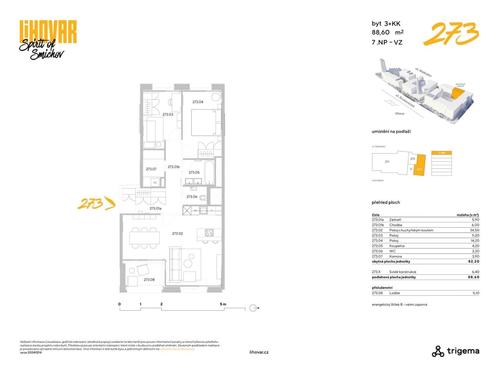 Prenájom bytu 3-izbový 89 m², U Lihovaru, Praha, Praha Prenájom bytu 3-izbový 89 m², U Lihovaru, Praha, Praha