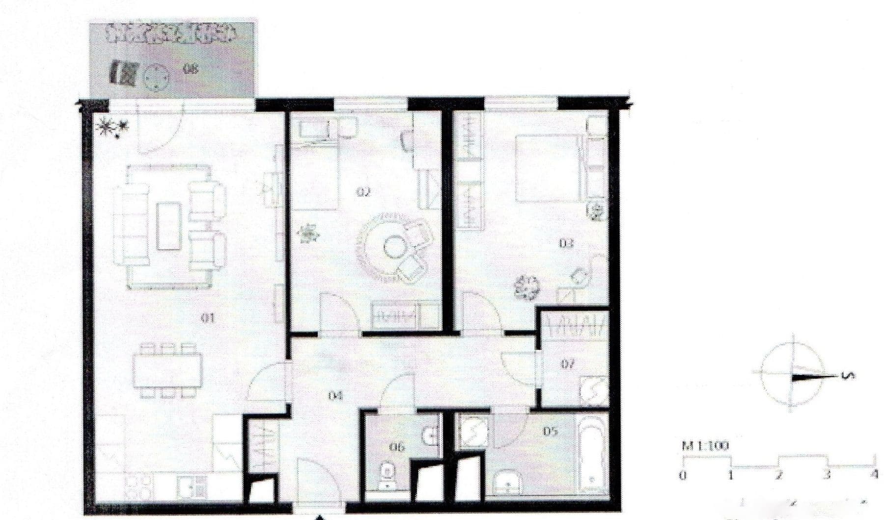 Prenájom bytu 3-izbový 80 m², Babická, Praha, Praha Prenájom bytu 3-izbový 80 m², Babická, Praha, Praha