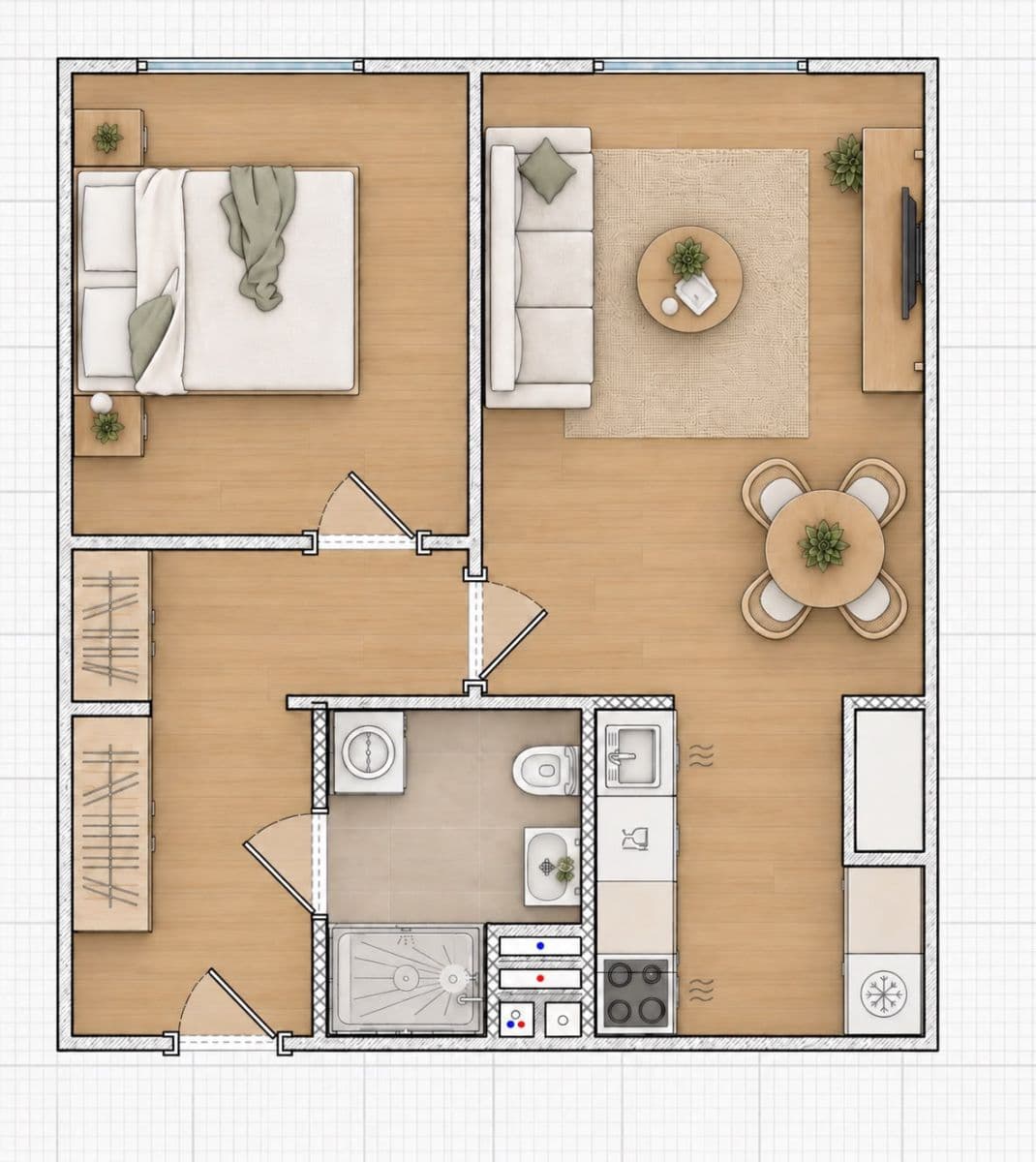 Predaj bytu 2-izbový 43 m², Zimova, Praha, Praha Predaj bytu 2-izbový 43 m², Zimova, Praha, Praha