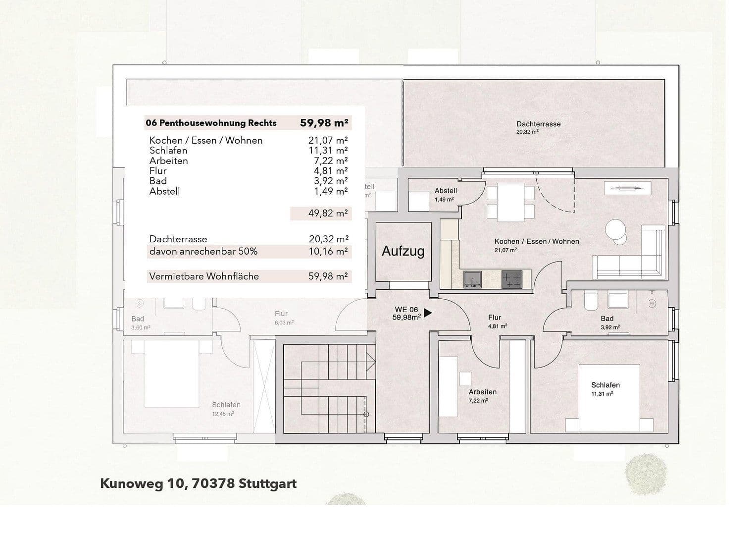 Prenájom bytu 2-izbový 57 m², Kunoweg 10, Stuttgart-Mühlhausen, Bádensko-Wurttembersko Prenájom bytu 2-izbový 57 m², Kunoweg 10, Stuttgart-Mühlhausen, Bádensko-Wurttembersko