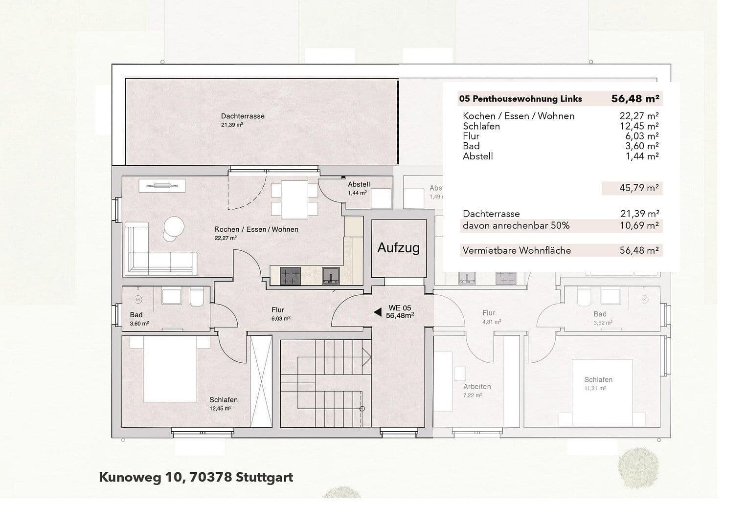 Prenájom bytu 2-izbový 57 m², Kunoweg 10, Stuttgart-Mühlhausen, Bádensko-Wurttembersko Prenájom bytu 2-izbový 57 m², Kunoweg 10, Stuttgart-Mühlhausen, Bádensko-Wurttembersko