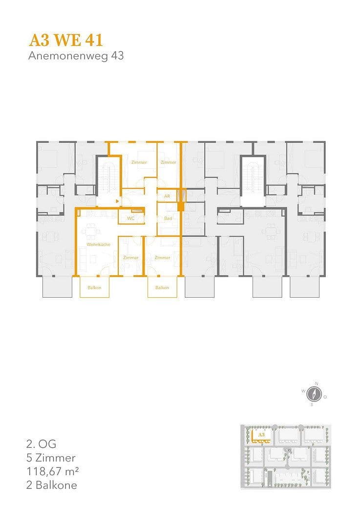 Prenájom bytu 5-izbový 119 m², Anemonenweg 43, Wandlitz, Brandenbursko Prenájom bytu 5-izbový 119 m², Anemonenweg 43, Wandlitz, Brandenbursko