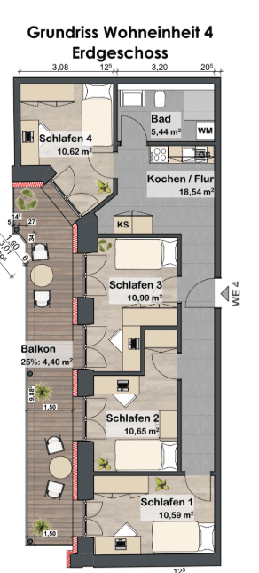 Prenájom bytu 71 m², Fürther Str. 42A, Nürnberg Gostenhof, Bavorsko Prenájom bytu 71 m², Fürther Str. 42A, Nürnberg Gostenhof, Bavorsko