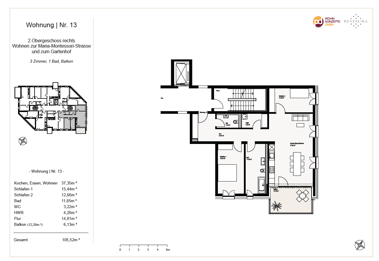Predaj bytu 3-izbový 105 m², Kaltenweiderplatz 3a, Langenhagen, Dolné Sasko Predaj bytu 3-izbový 105 m², Kaltenweiderplatz 3a, Langenhagen, Dolné Sasko