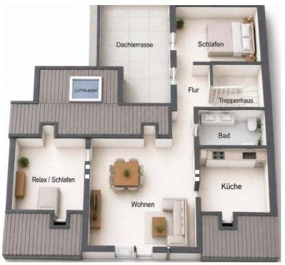 Prenájom bytu 2-izbový 80 m², Usingen, Hesensko Prenájom bytu 2-izbový 80 m², Usingen, Hesensko