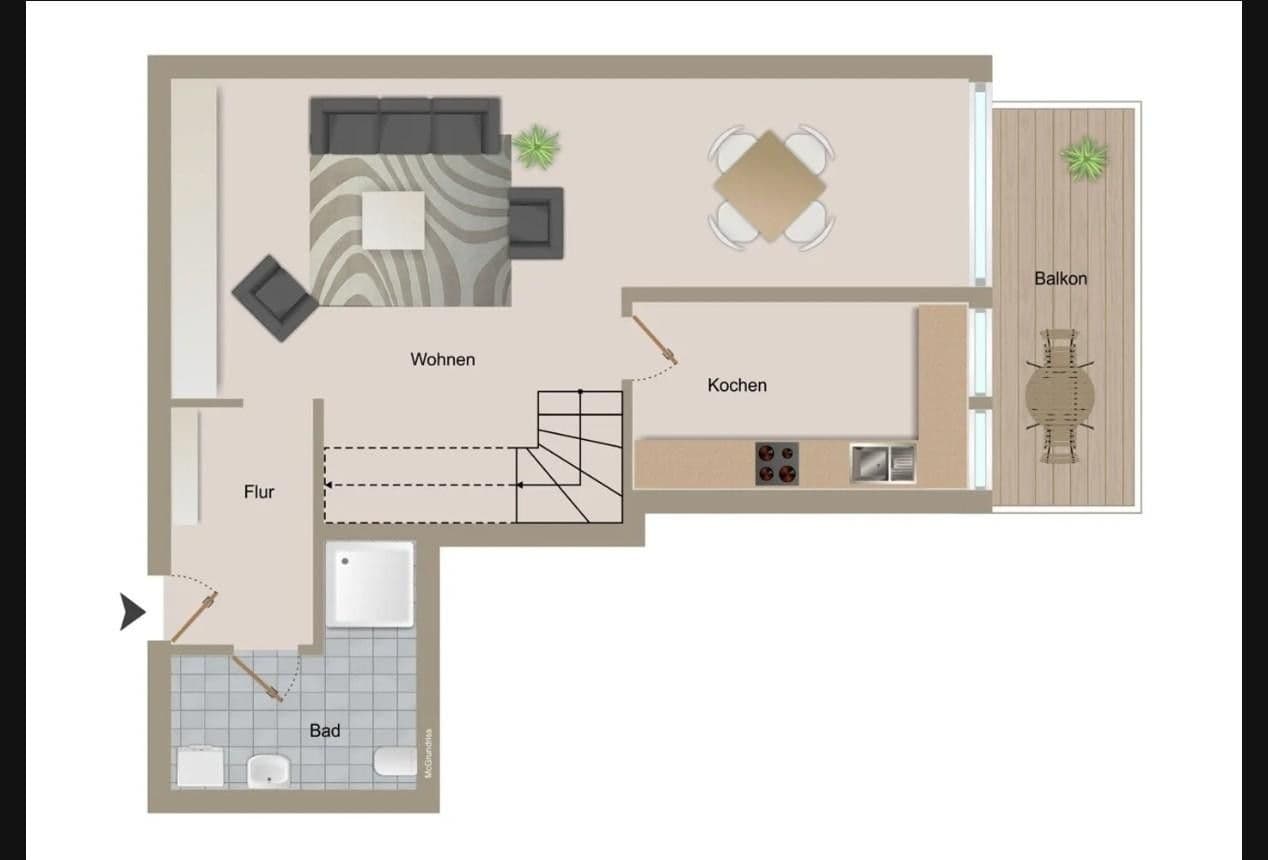 Prenájom bytu 2-izbový 76 m², Weihestraße 76c, Löhne, Severné Porýnie - Westfálsko Prenájom bytu 2-izbový 76 m², Weihestraße 76c, Löhne, Severné Porýnie - Westfálsko