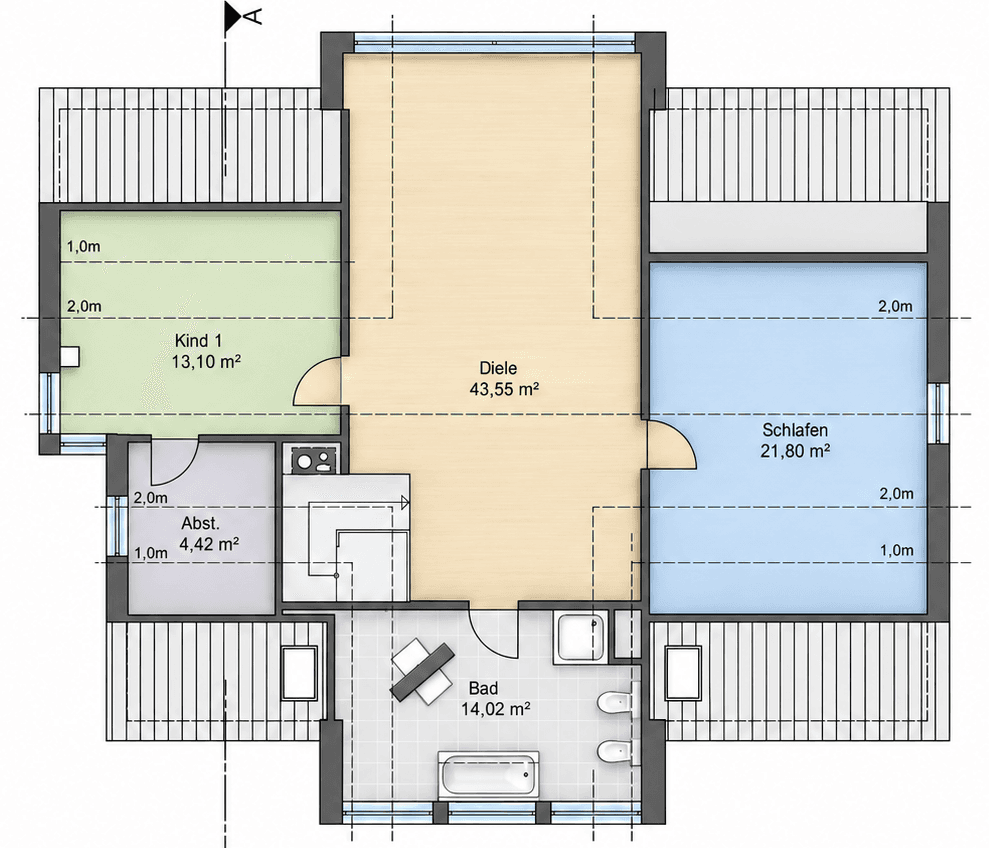 Predaj bytu 4-izbový 161 m², Weißenhorn, Bavorsko Predaj bytu 4-izbový 161 m², Weißenhorn, Bavorsko
