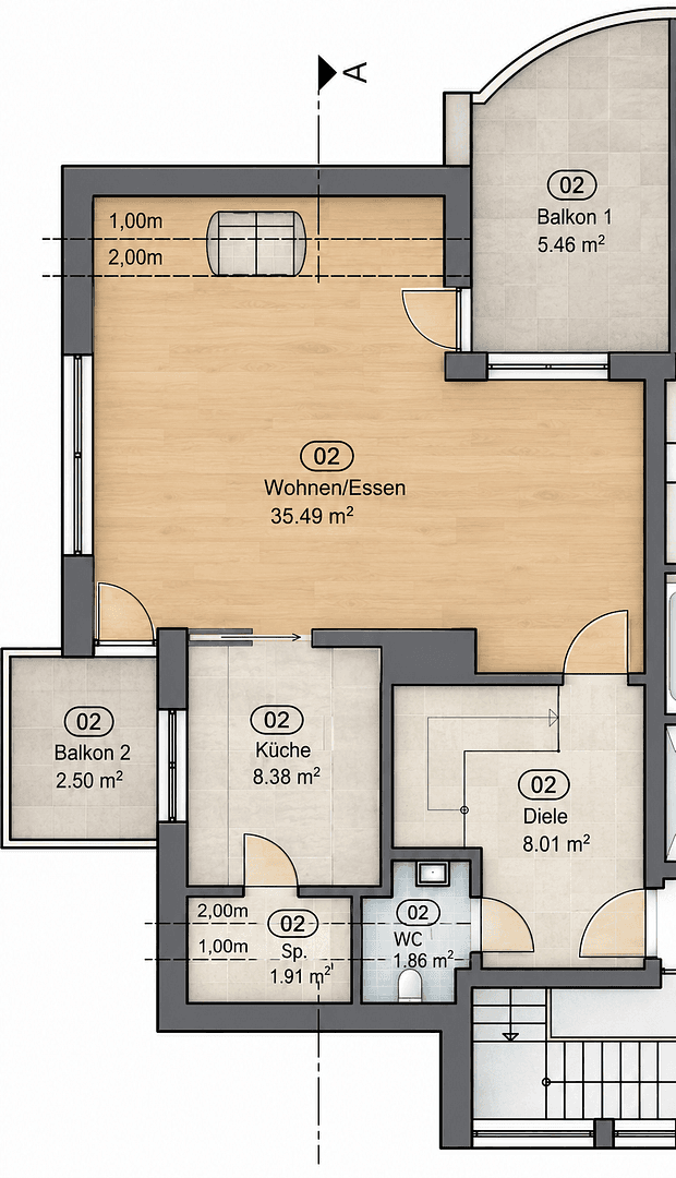 Predaj bytu 4-izbový 161 m², Weißenhorn, Bavorsko Predaj bytu 4-izbový 161 m², Weißenhorn, Bavorsko