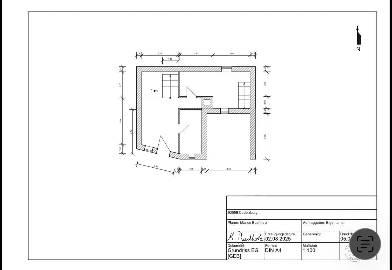 Predaj bytu 4-izbový 109 m², Cadolzburg, Bavorsko Predaj bytu 4-izbový 109 m², Cadolzburg, Bavorsko
