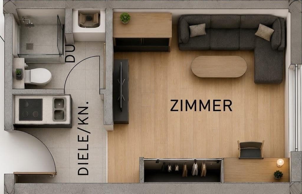 Predaj bytu 1-izbový 20 m², Adelungstr. 39, Darmstadt, Hesensko Predaj bytu 1-izbový 20 m², Adelungstr. 39, Darmstadt, Hesensko
