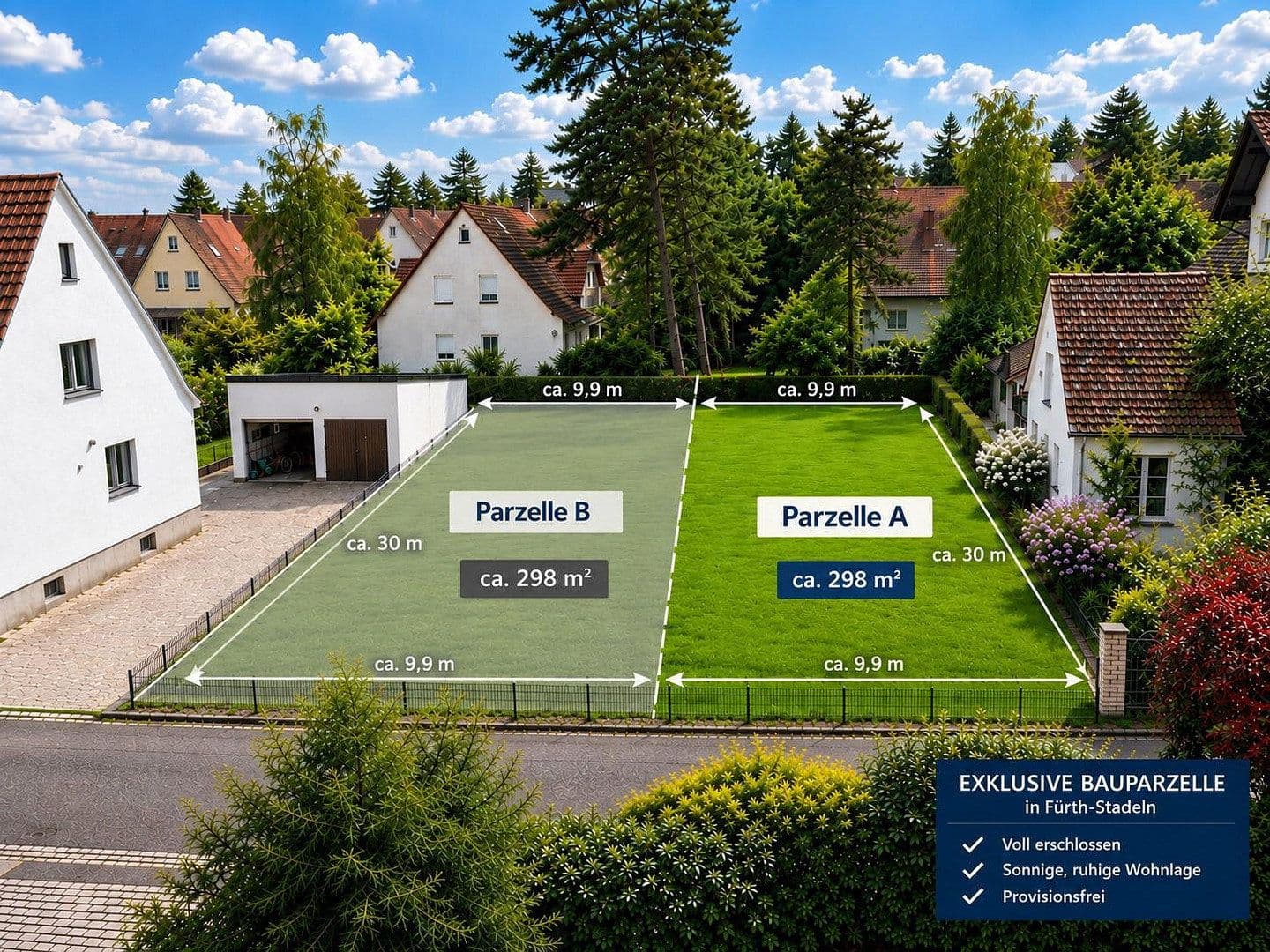 Predaj pozemku 298 m², Fürth, Bavorsko Predaj pozemku 298 m², Fürth, Bavorsko
