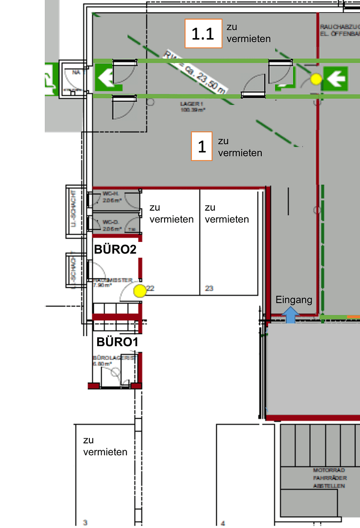 Prenájom nebytového priestoru 25 m², Erbprinzenstraße 17, Pforzheim, Bádensko-Wurttembersko Prenájom nebytového priestoru 25 m², Erbprinzenstraße 17, Pforzheim, Bádensko-Wurttembersko