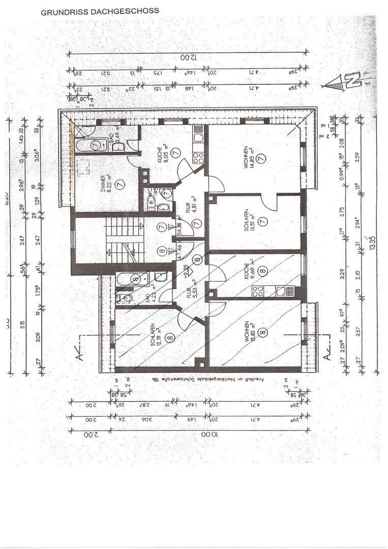 Prenájom bytu 3-izbový 55 m², Schützenstr. 23, Augsburg, Bavorsko Prenájom bytu 3-izbový 55 m², Schützenstr. 23, Augsburg, Bavorsko