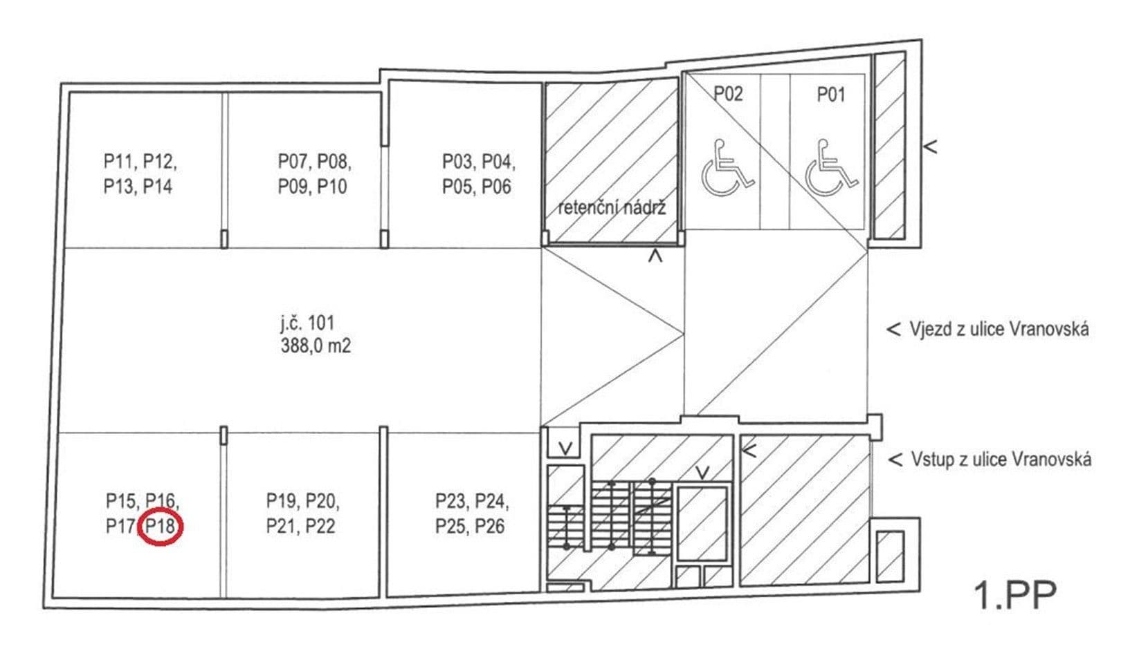 Predaj garáže 15 m², Vranovská, Brno, Jihomoravský kraj Predaj garáže 15 m², Vranovská, Brno, Jihomoravský kraj