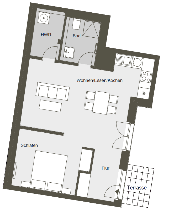 Prenájom bytu 1-izbový 57 m², Berlin, Berlín Prenájom bytu 1-izbový 57 m², Berlin, Berlín