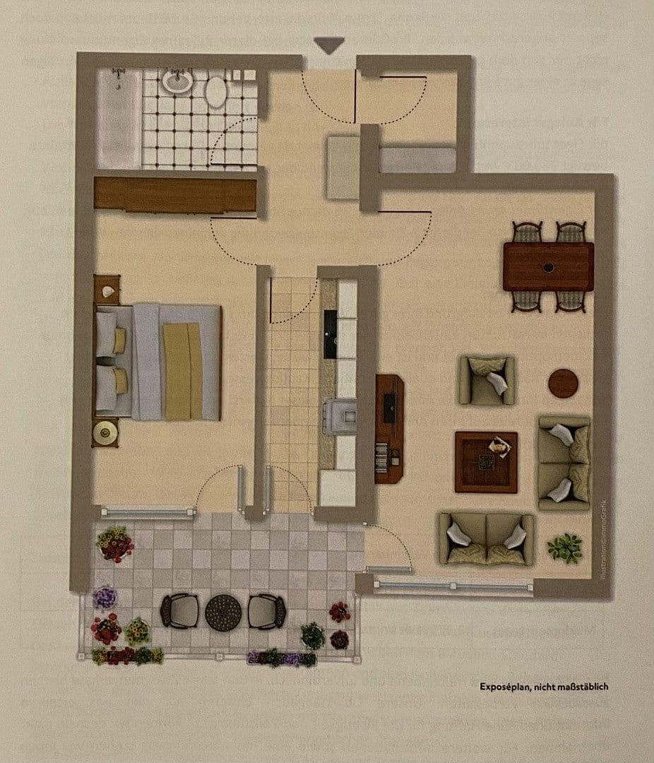 Predaj bytu 2-izbový 58 m², Bremen, Brémy Predaj bytu 2-izbový 58 m², Bremen, Brémy