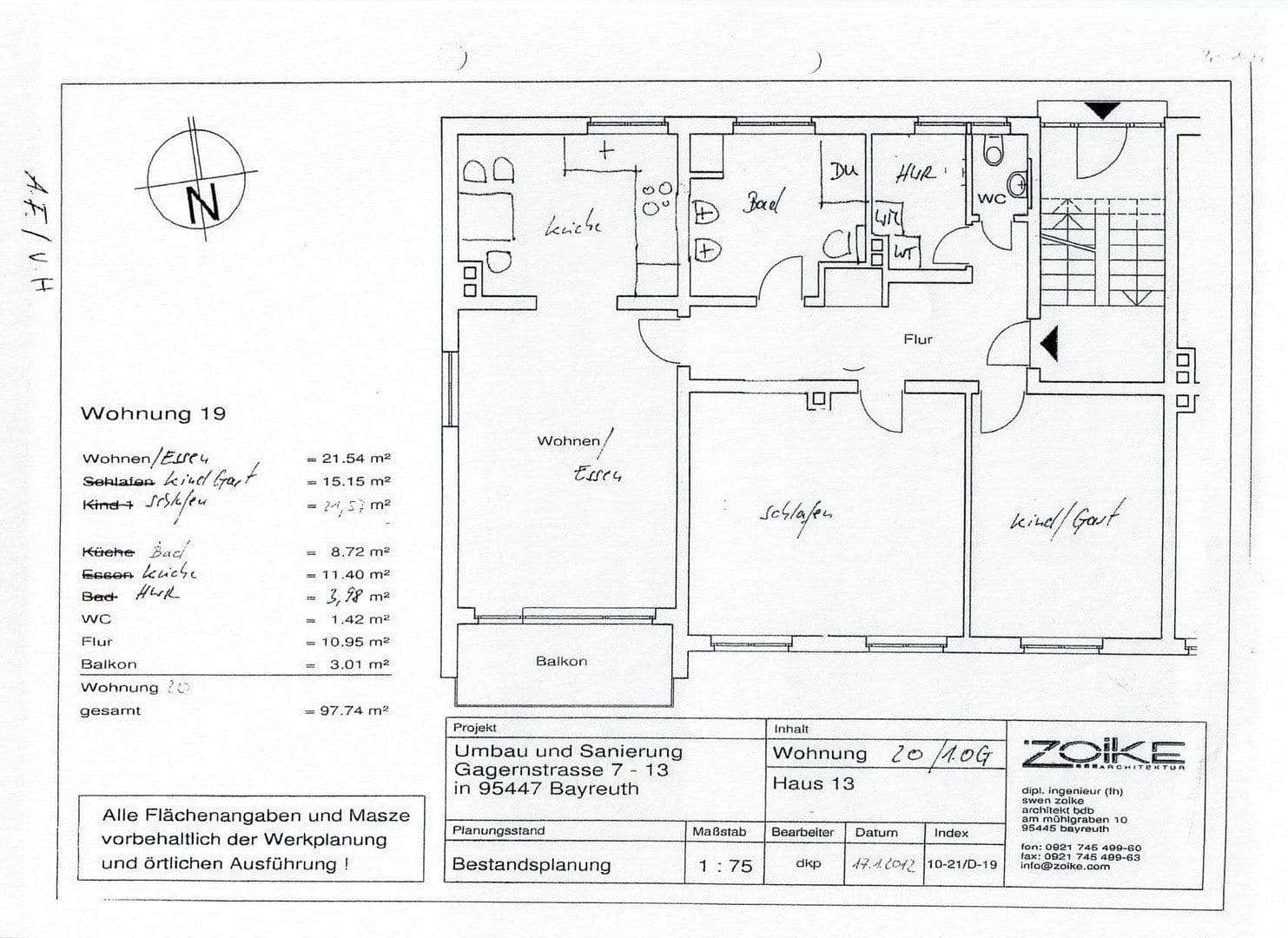 Predaj bytu 3-izbový 98 m², Gagernstraße 13, Bayreuth, Bavorsko Predaj bytu 3-izbový 98 m², Gagernstraße 13, Bayreuth, Bavorsko