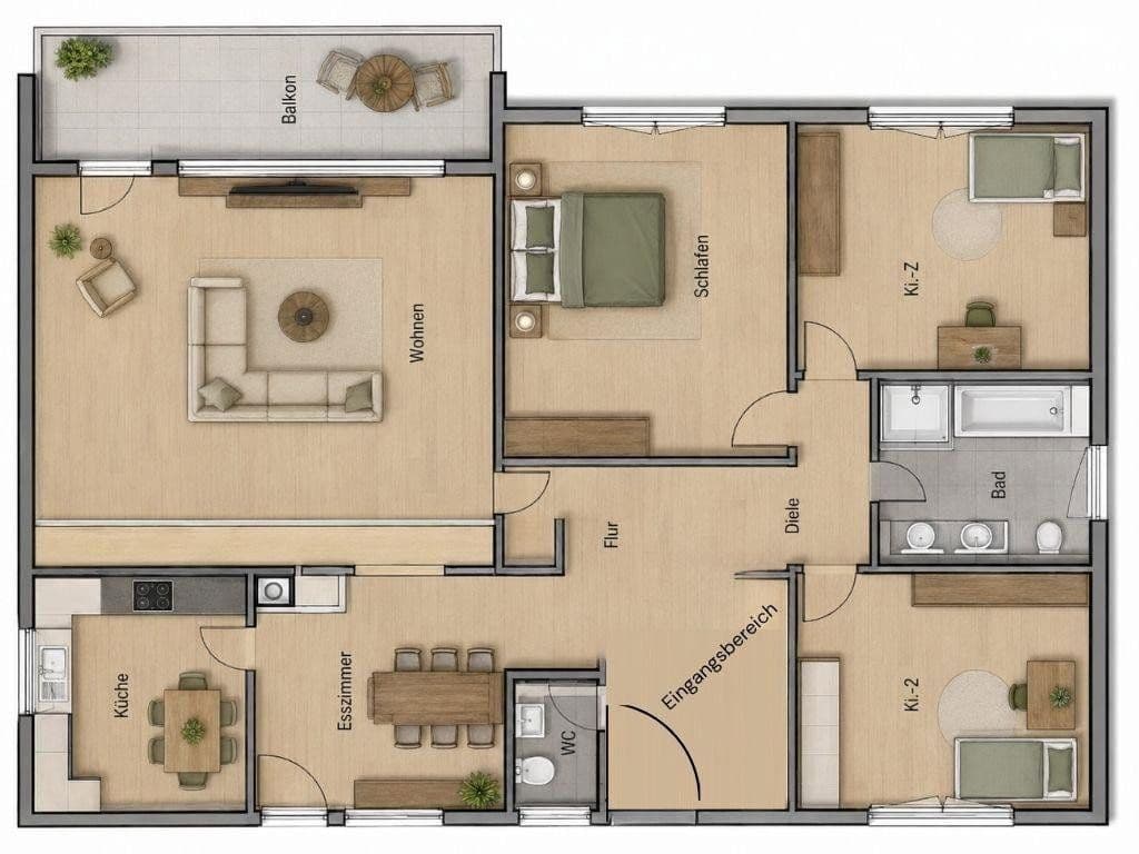 Prenájom bytu 4-izbový 104 m², Weinheim, Bádensko-Wurttembersko Prenájom bytu 4-izbový 104 m², Weinheim, Bádensko-Wurttembersko