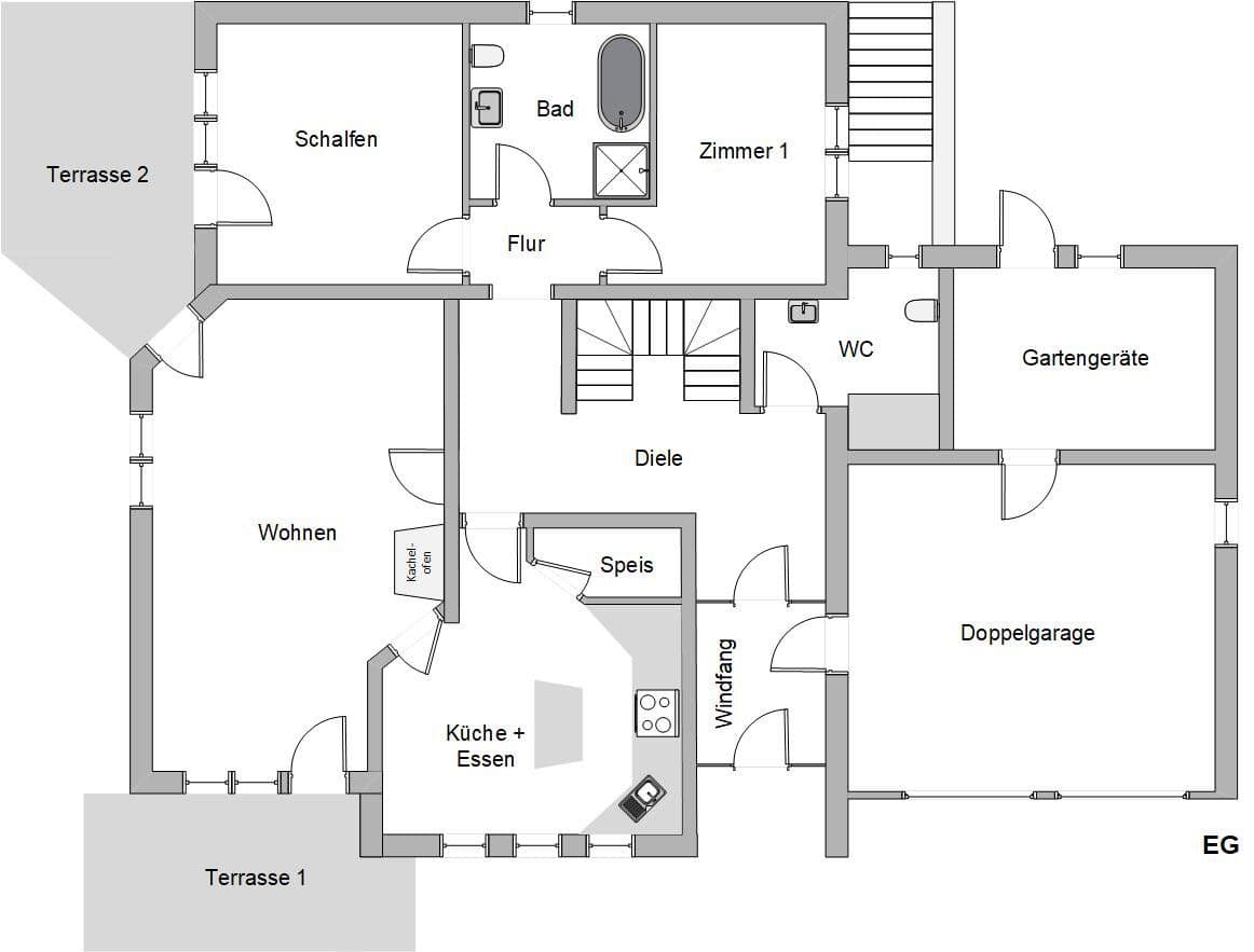 Predaj domu 266 m², pozemok 734 m², Grünsfeld, Bádensko-Wurttembersko Predaj domu 266 m², pozemok 734 m², Grünsfeld, Bádensko-Wurttembersko