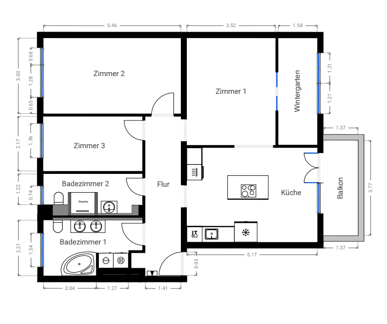 Predaj bytu 3-izbový 93 m², Berlin, Berlín Predaj bytu 3-izbový 93 m², Berlin, Berlín