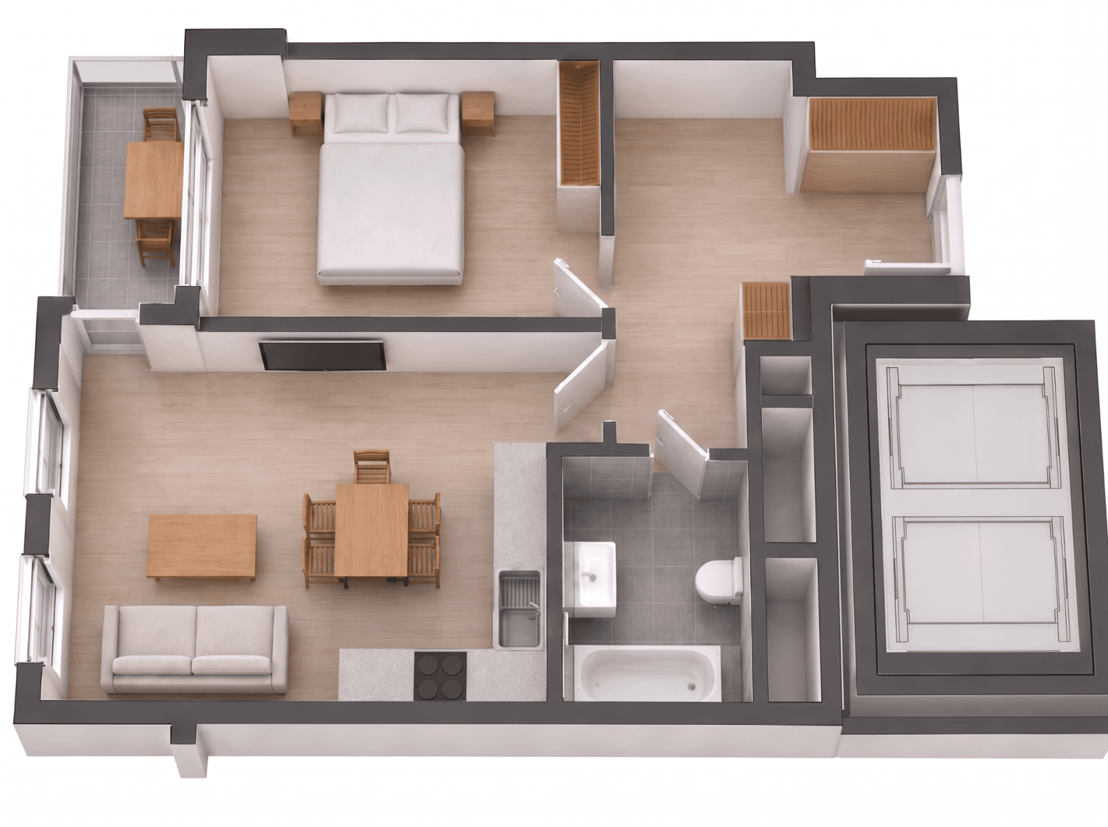 Predaj bytu 2-izbový 51 m², Praha, Praha Predaj bytu 2-izbový 51 m², Praha, Praha