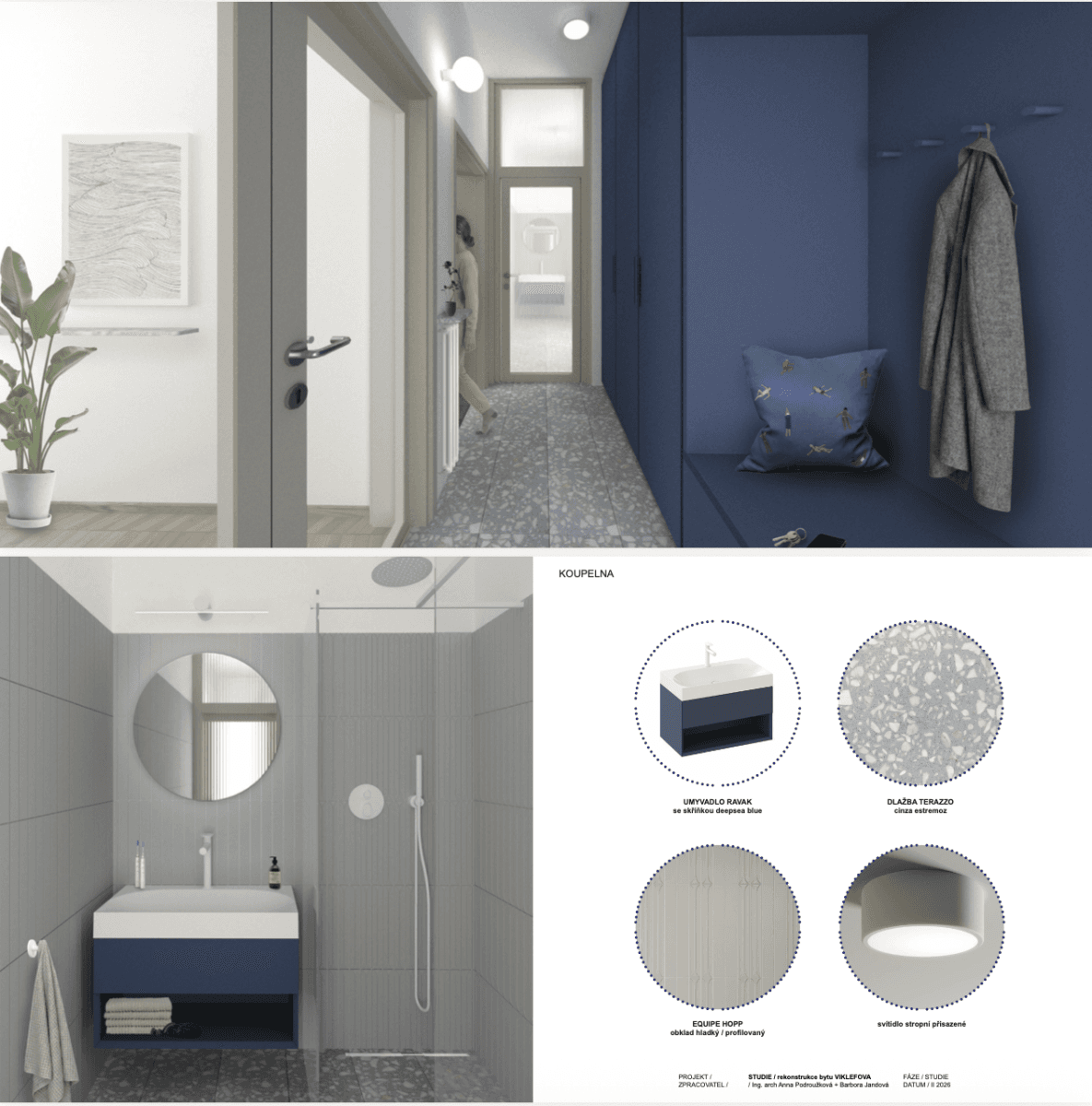 Prenájom bytu 2-izbový 46 m², Viklefova, Praha, Praha Prenájom bytu 2-izbový 46 m², Viklefova, Praha, Praha
