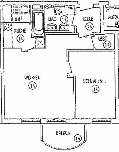 Prenájom bytu 2-izbový 59 m², Bremen, Brémy Prenájom bytu 2-izbový 59 m², Bremen, Brémy