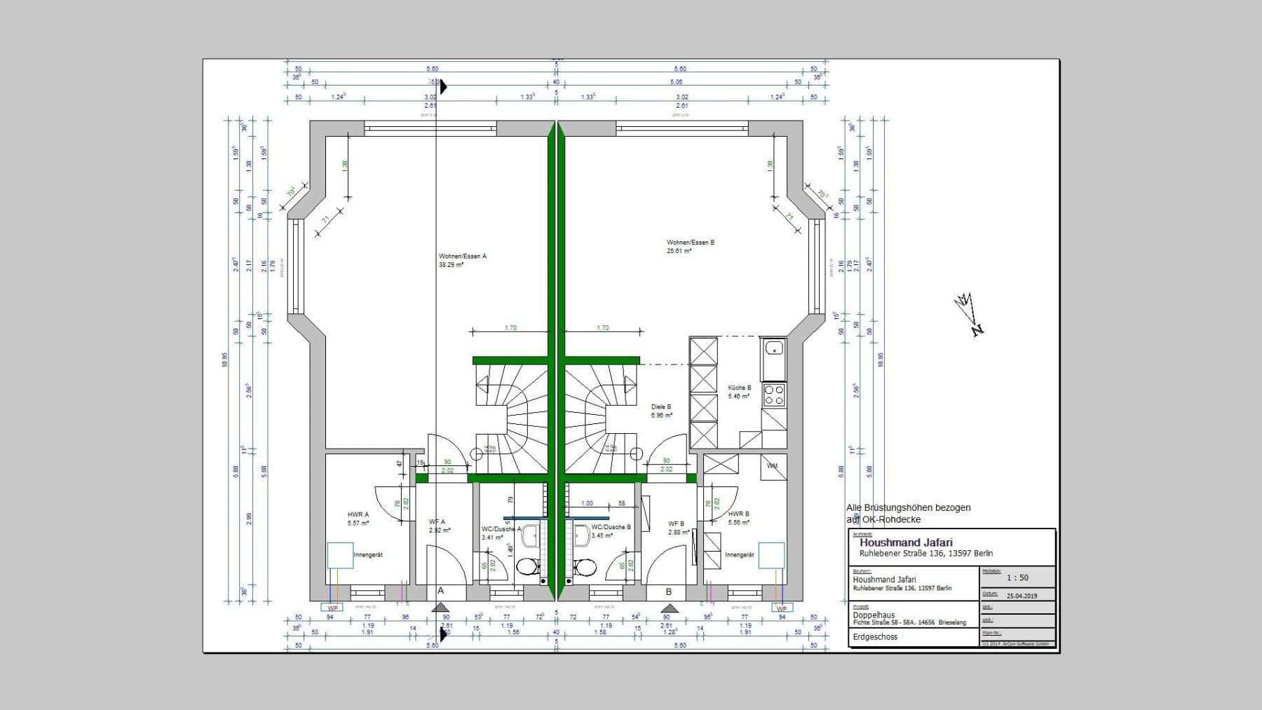 Prenájom domu 100 m², pozemok 300 m², Brieselang, Brandenbursko Prenájom domu 100 m², pozemok 300 m², Brieselang, Brandenbursko