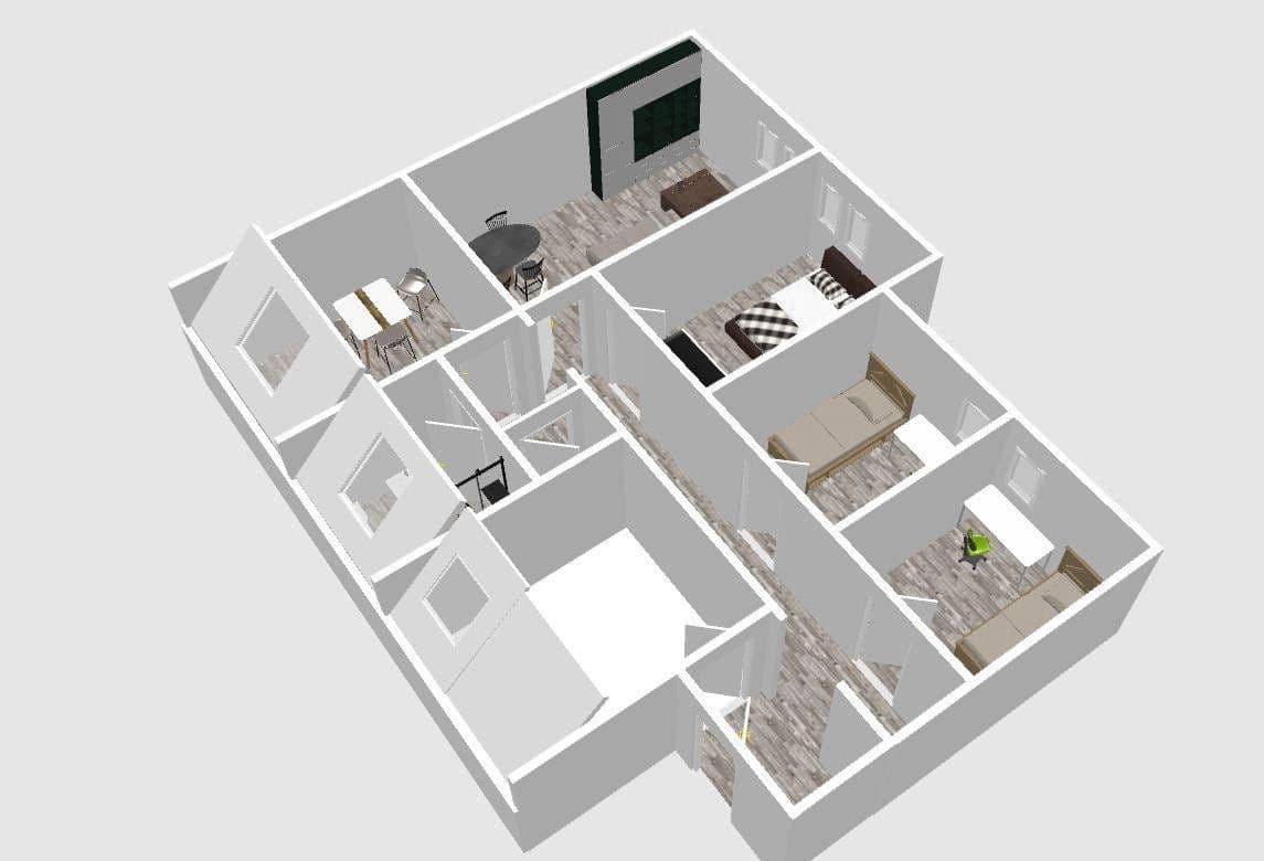 Prenájom bytu 4-izbový 80 m², Wunderstrasse 28, Oberhausen, Severné Porýnie - Westfálsko Prenájom bytu 4-izbový 80 m², Wunderstrasse 28, Oberhausen, Severné Porýnie - Westfálsko