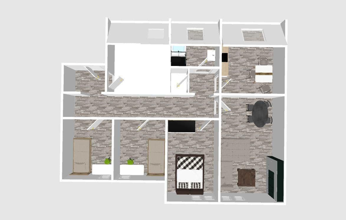 Prenájom bytu 4-izbový 80 m², Wunderstrasse 28, Oberhausen, Severné Porýnie - Westfálsko Prenájom bytu 4-izbový 80 m², Wunderstrasse 28, Oberhausen, Severné Porýnie - Westfálsko