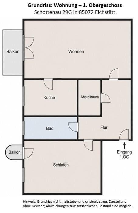 Prenájom bytu 2-izbový 64 m², Schottenau 29G, Eichstätt, Bavorsko Prenájom bytu 2-izbový 64 m², Schottenau 29G, Eichstätt, Bavorsko