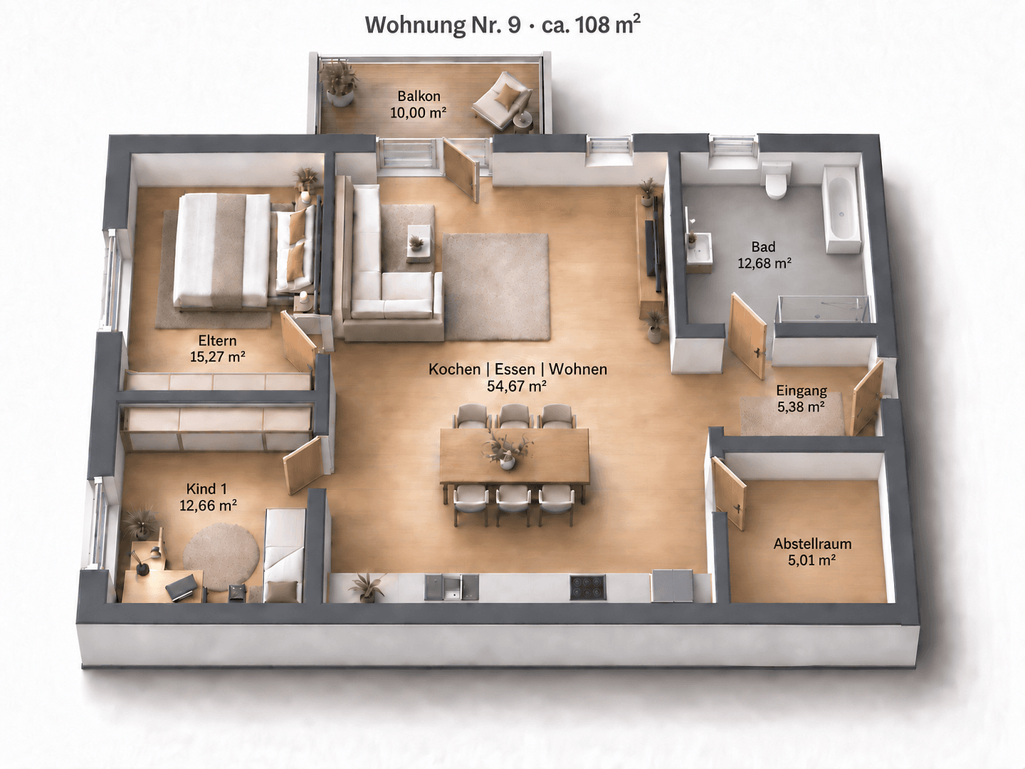 Predaj bytu 3-izbový 109 m², Maximilianstr. 21A, Jockgrim, Porýnie-Falcko Predaj bytu 3-izbový 109 m², Maximilianstr. 21A, Jockgrim, Porýnie-Falcko