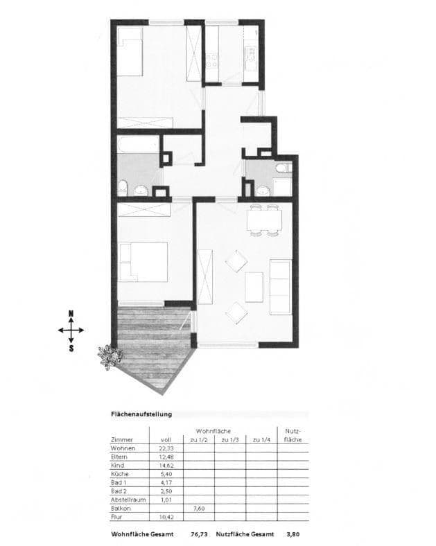 Predaj bytu 3-izbový 77 m², Klingerstrasse, 34, München, Bavorsko Predaj bytu 3-izbový 77 m², Klingerstrasse, 34, München, Bavorsko