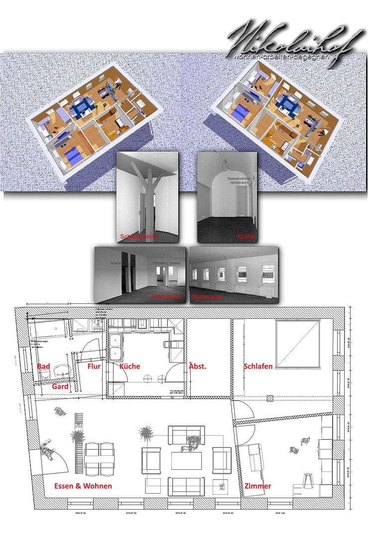 Prenájom bytu 3-izbový 93 m², Meißner Straße, 3, Wilsdruff, Sasko Prenájom bytu 3-izbový 93 m², Meißner Straße, 3, Wilsdruff, Sasko