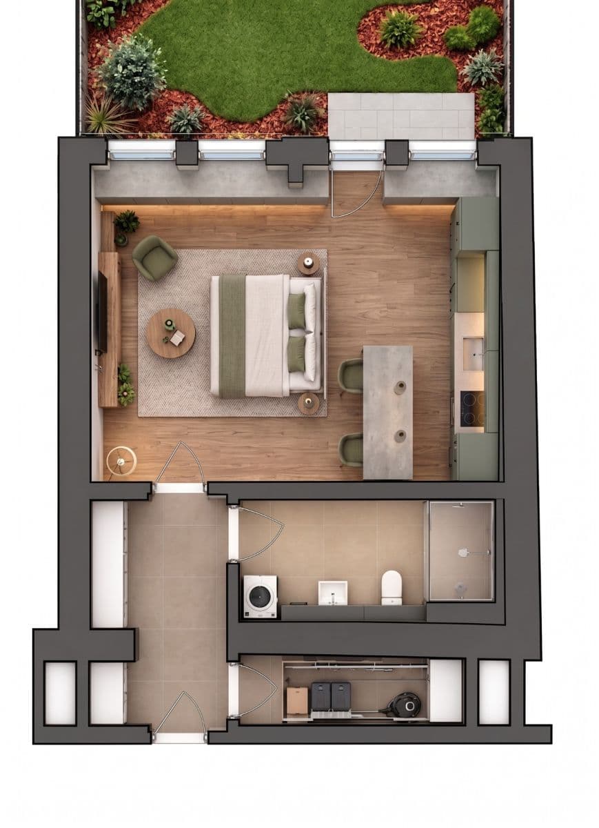 Prenájom bytu 1-izbový 41 m², Elišky Přemyslovny, Praha, Praha Prenájom bytu 1-izbový 41 m², Elišky Přemyslovny, Praha, Praha