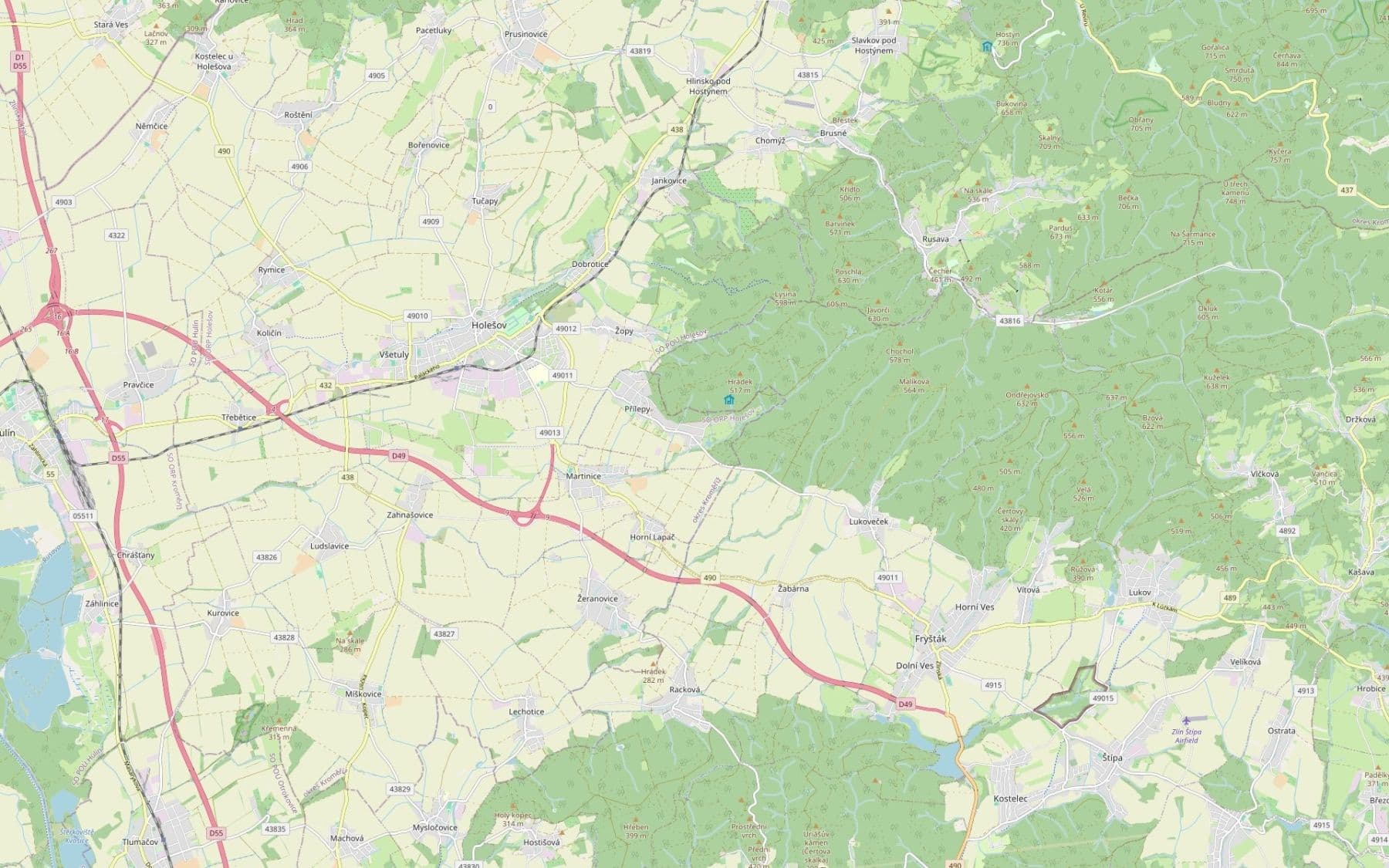 Predaj pozemku 6.343 m², Přílepy, Zlínský kraj Predaj pozemku 6.343 m², Přílepy, Zlínský kraj