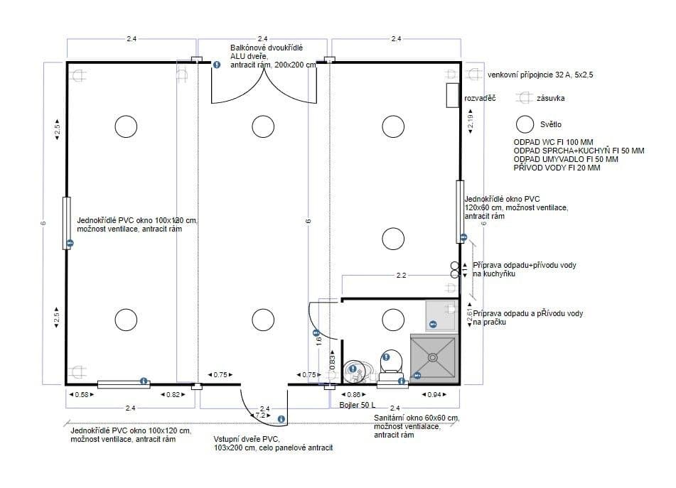 Predaj domu 52 m², pozemok 535 m², Nohavice, Přezletice, Středočeský kraj Predaj domu 52 m², pozemok 535 m², Nohavice, Přezletice, Středočeský kraj