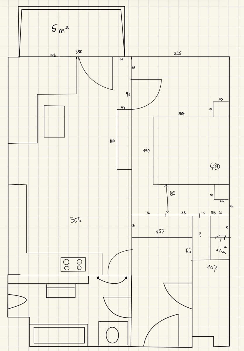 Prenájom bytu 2-izbový 47 m², Zakšínská, Praha, Praha Prenájom bytu 2-izbový 47 m², Zakšínská, Praha, Praha