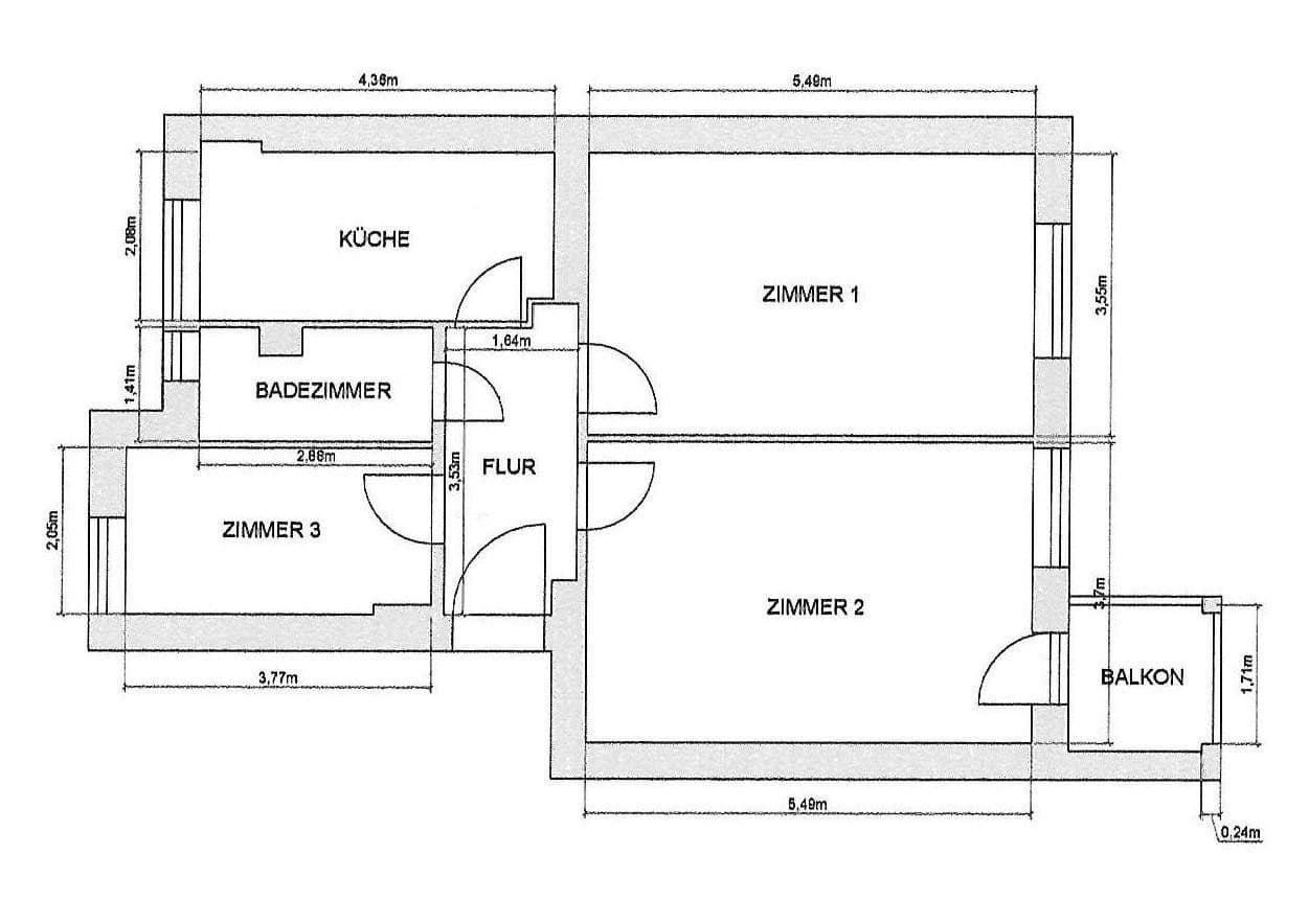 Predaj bytu 3-izbový 68 m², Berlin, Berlín Predaj bytu 3-izbový 68 m², Berlin, Berlín