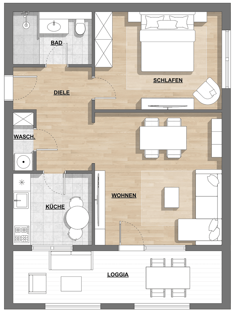 Predaj bytu 2-izbový 61 m², Grüntenweg 14, Nürnberg, Bavorsko Predaj bytu 2-izbový 61 m², Grüntenweg 14, Nürnberg, Bavorsko