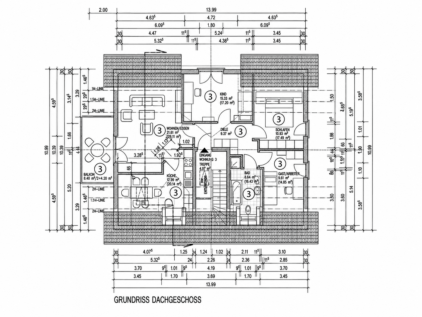 Prenájom bytu 4-izbový 91 m², Gronsdorferstraße 1, Haar, Bavorsko Prenájom bytu 4-izbový 91 m², Gronsdorferstraße 1, Haar, Bavorsko