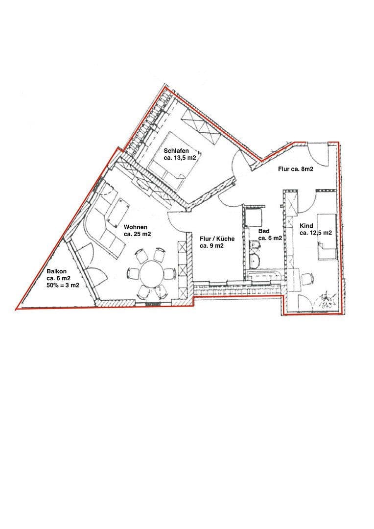 Predaj bytu 3-izbový 77 m², Myslowitzer Straße 11, Berlin, Berlín Predaj bytu 3-izbový 77 m², Myslowitzer Straße 11, Berlin, Berlín