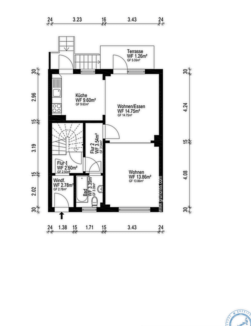 Predaj domu 145 m², pozemok 309 m², Bremerhaven, Brémy Predaj domu 145 m², pozemok 309 m², Bremerhaven, Brémy